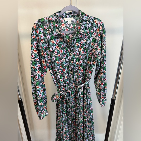 Floral Long Sleeve Dress - Picture 1 of 3